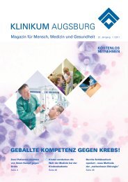 Reha – mit Kompetenz und Herz - am Klinikum Augsburg