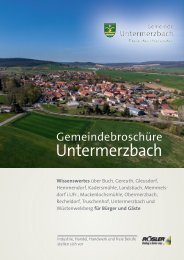 Untermerzbach Broschüre