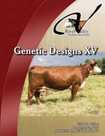 River Valley Genetic Designs Catalogue