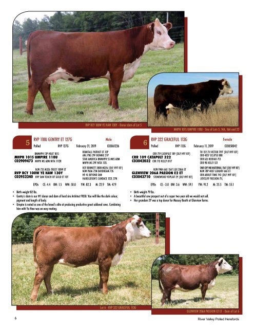 River Valley Genetic Designs Catalogue