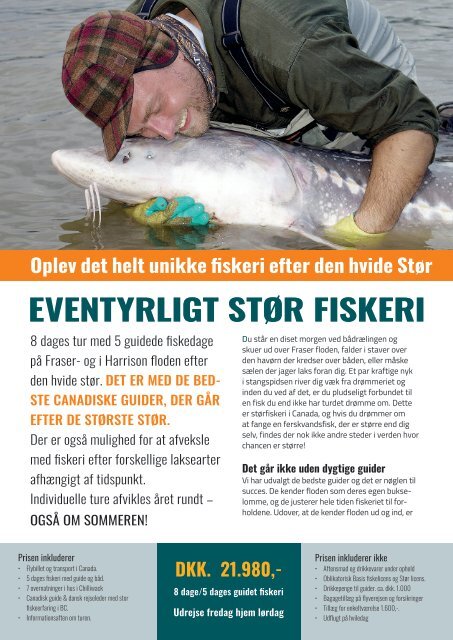 Fiskerejser fra Fiske-eventyr.dk i 2021 og 2022