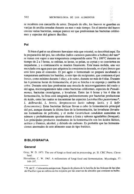 MICROBIOLOGIA DE LOS ALIMENTOS