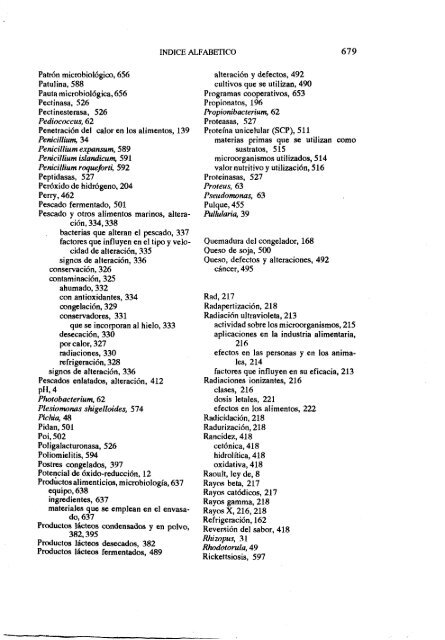 MICROBIOLOGIA DE LOS ALIMENTOS