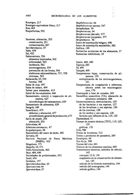 MICROBIOLOGIA DE LOS ALIMENTOS