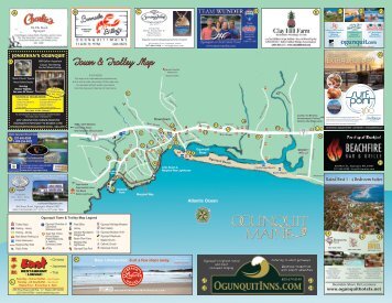 2019 Ogunquit Chamber of Commerce Town and Trolley Map