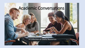 Classroom Conversations Secondary Resources