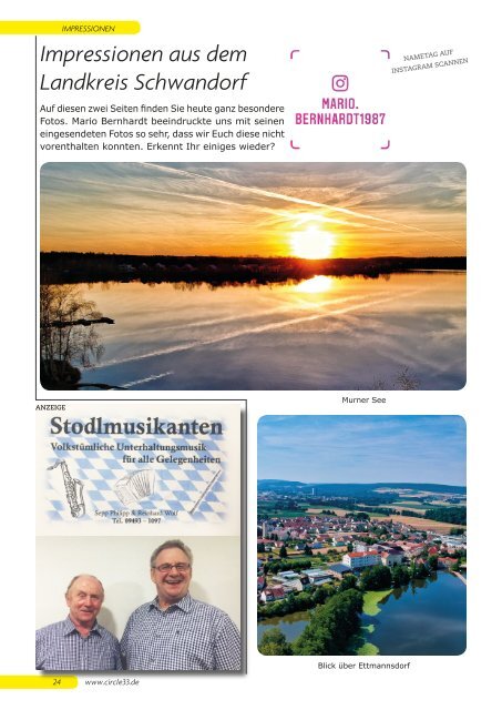 Ausgabe August 2019 Circle 33 Landkreis Schwandorf Journal