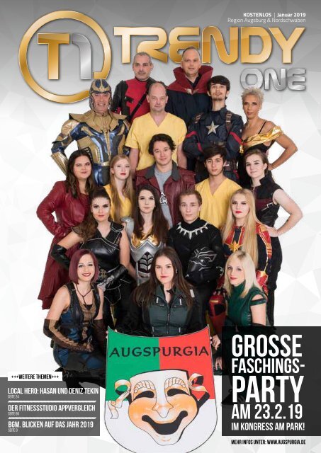 TRENDYone | Das Magazin - Augsburg - Januar 2019