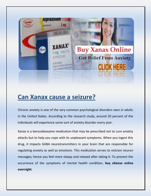 Buy Xanax online