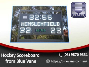 Buy advanced video Hockey Scoreboard in Australia