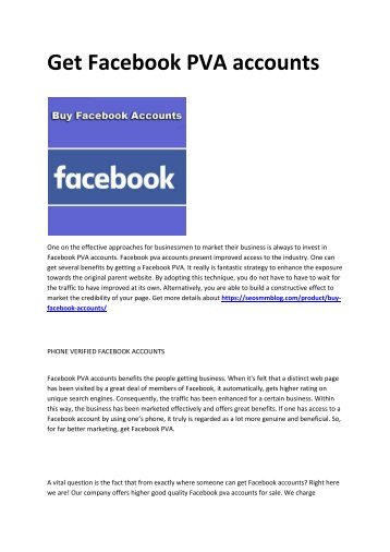 4 Buy Old Facebook Accounts