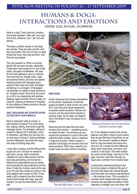 PDTE 2010 January Newsletter