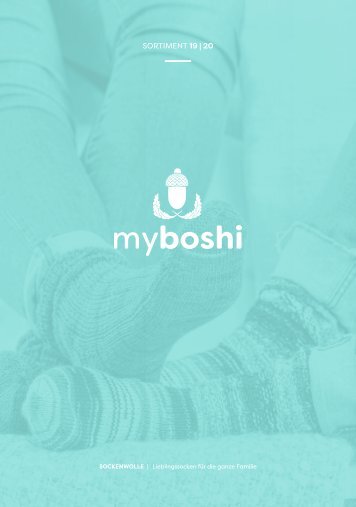 Sockenwolle 2019/20 Katalog myboshi