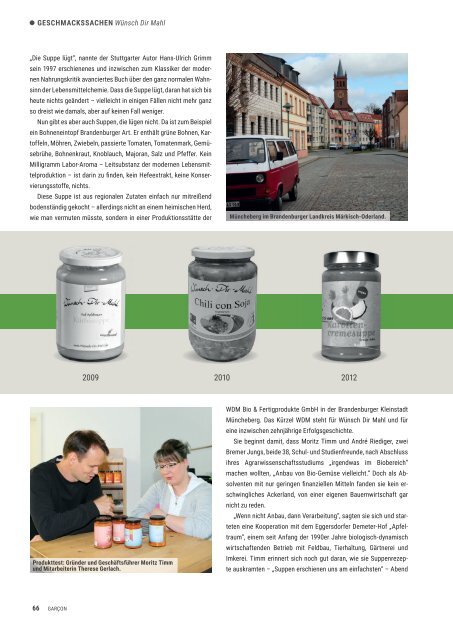 Magazin GARCON - Essen, Trinken, Lebensart Nr. 52