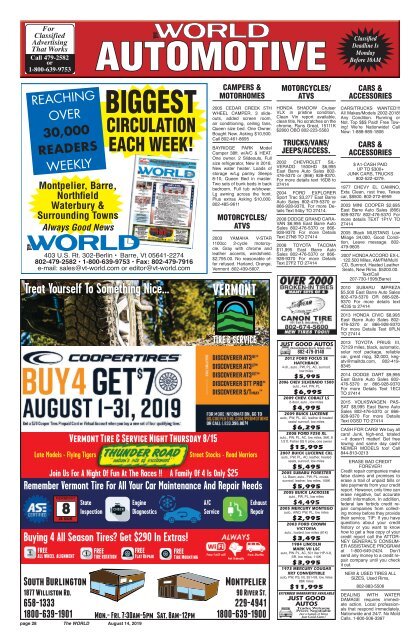 World Automotive & Outdoors 08-14-19