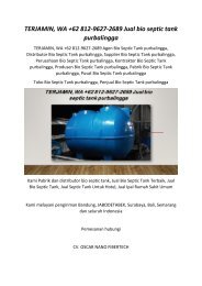 TERJAMIN, WA +62 812-9627-2689 Jual bio septic tank purbalingga