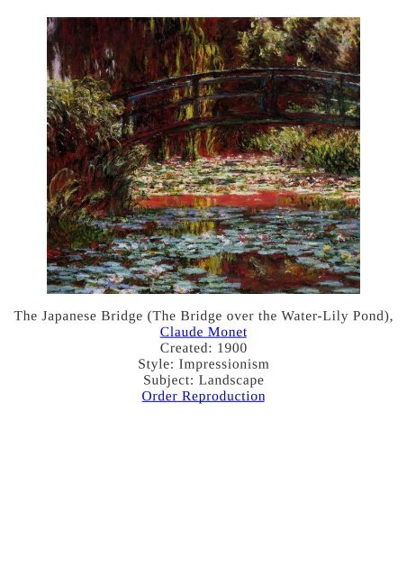 Claude Monet Paintings for Reproduction - www.paintingz.com