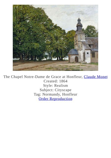 Claude Monet Paintings for Reproduction - www.paintingz.com