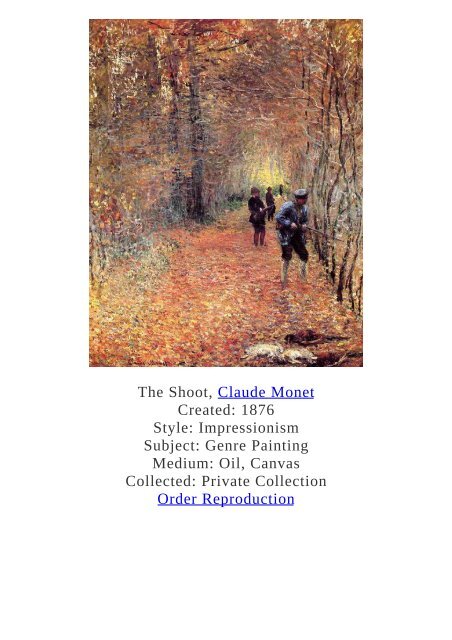 Claude Monet Paintings for Reproduction - www.paintingz.com