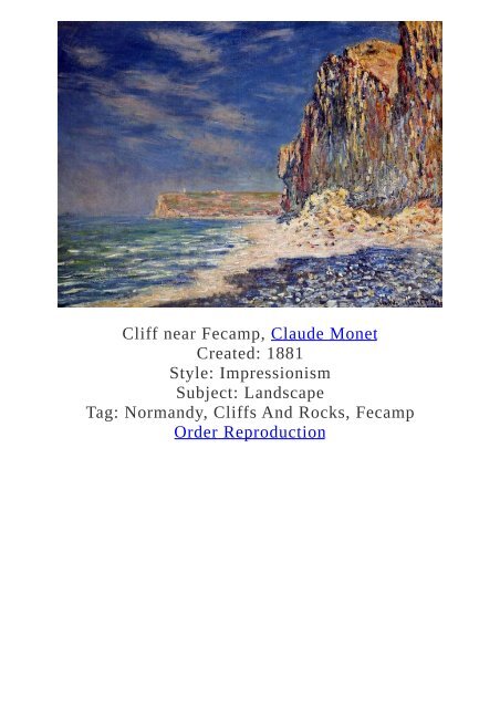 Claude Monet Paintings for Reproduction - www.paintingz.com