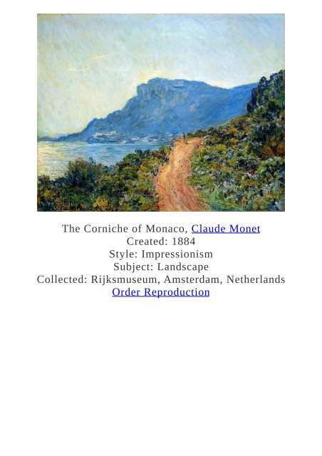 Claude Monet Paintings for Reproduction - www.paintingz.com