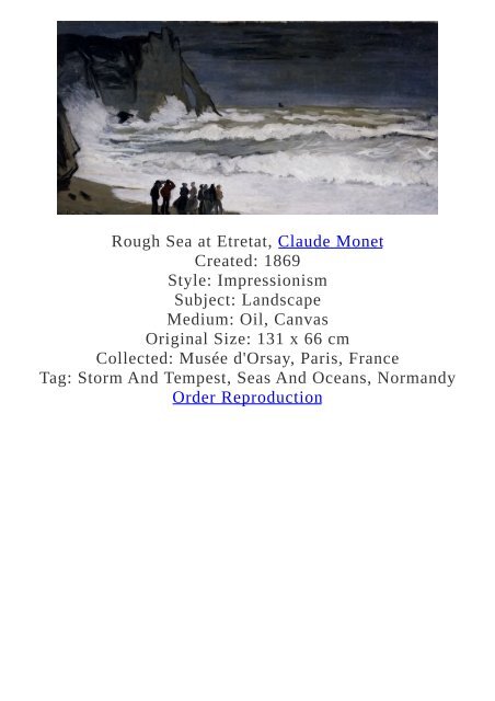 Claude Monet Paintings for Reproduction - www.paintingz.com