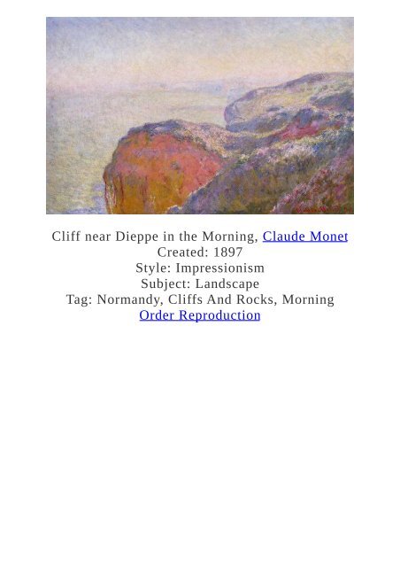 Claude Monet Paintings for Reproduction - www.paintingz.com