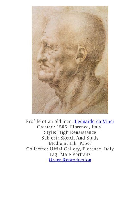 Leonardo da Vinci Paintings for Reproduction - www.paintingz.com