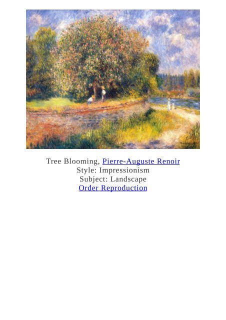 Pierre-Auguste Renoir Paintings for Reproduction - www.paintingz.com