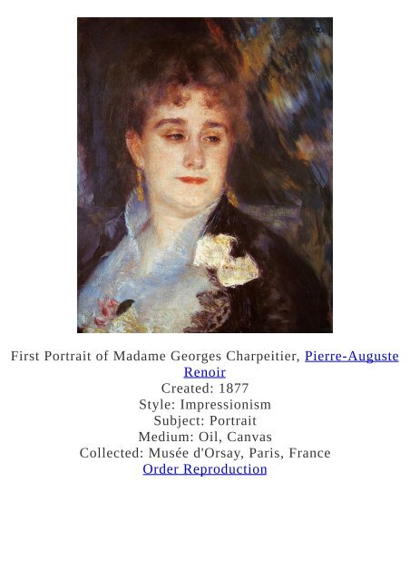 Pierre-Auguste Renoir Paintings for Reproduction - www.paintingz.com