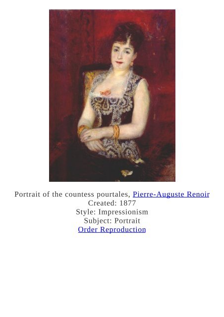 Pierre-Auguste Renoir Paintings for Reproduction - www.paintingz.com