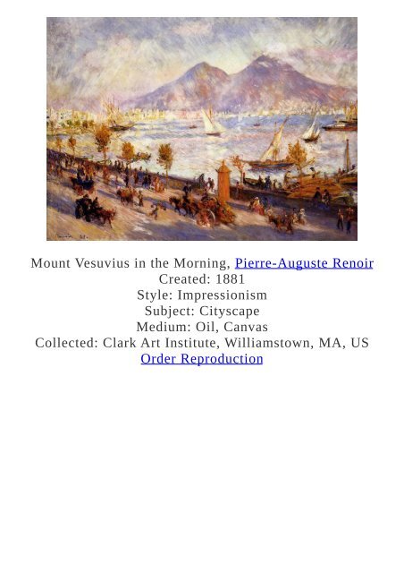 Pierre-Auguste Renoir Paintings for Reproduction - www.paintingz.com