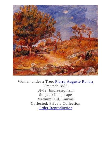 Pierre-Auguste Renoir Paintings for Reproduction - www.paintingz.com