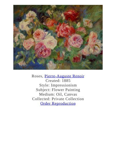 Pierre-Auguste Renoir Paintings for Reproduction - www.paintingz.com