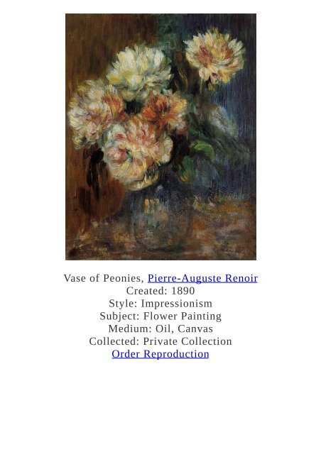 Pierre-Auguste Renoir Paintings for Reproduction - www.paintingz.com