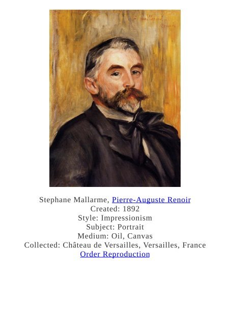 Pierre-Auguste Renoir Paintings for Reproduction - www.paintingz.com