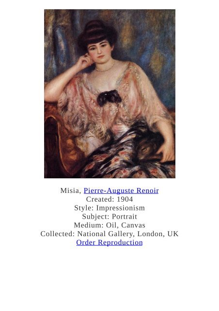 Pierre-Auguste Renoir Paintings for Reproduction - www.paintingz.com