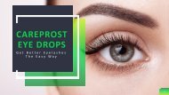 Careprost Eye Drops - Advanced Medical Formula For Boosting Eyelashe Growth Naturally