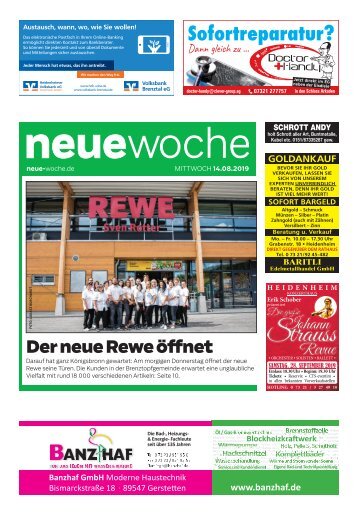 14.08.2019. NEUE WOCHE