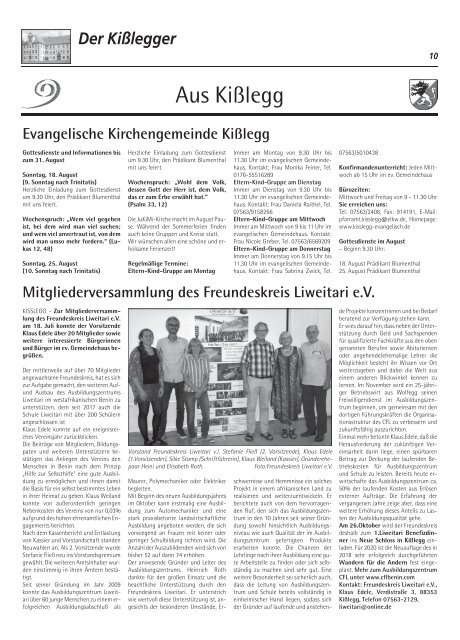 Der Kisslegger 14.08.2019