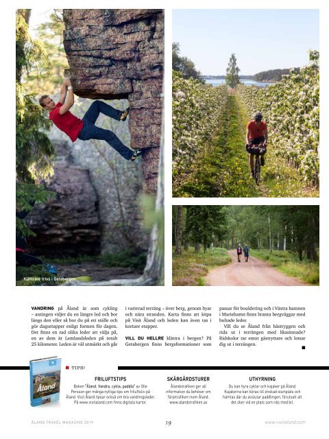 Åland Travel Magazine 2019