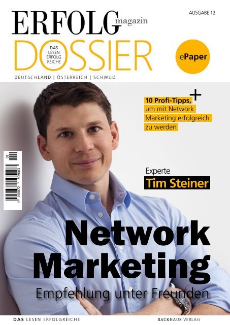 ERFOLG Magazin Dossier 12: Tim Steiner