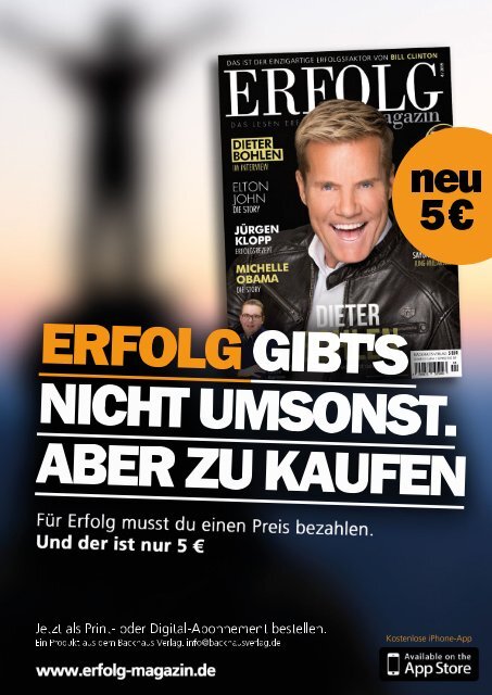 ERFOLG Magazin Dossier 12: Tim Steiner