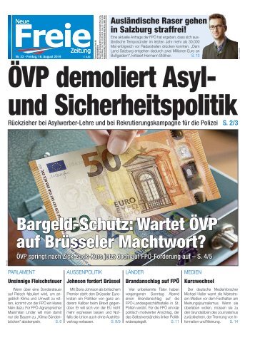 ÖVP demoliert Asyl- und Sicherheitspolitik 