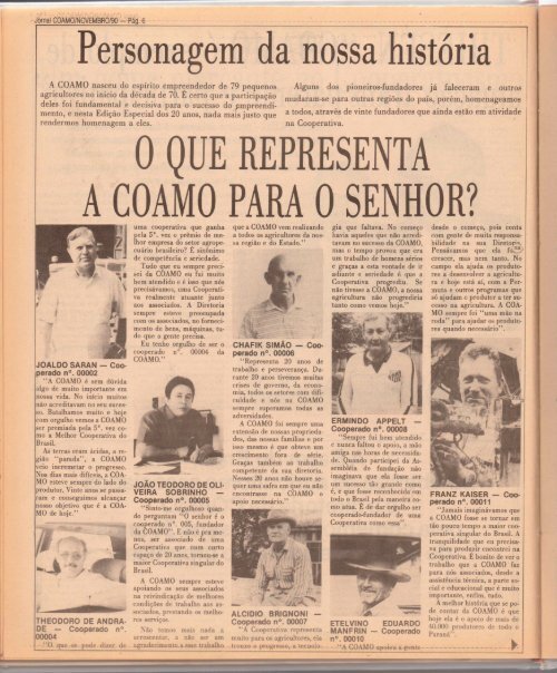 Jornal Coamo - Novembro de 1990
