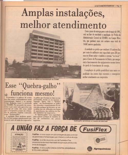 Jornal Coamo - Novembro de 1990