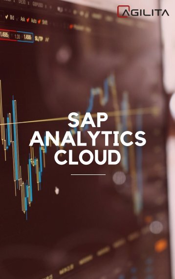 SAP Analytics Cloud AGILITA AG. Experience the future of decision making.