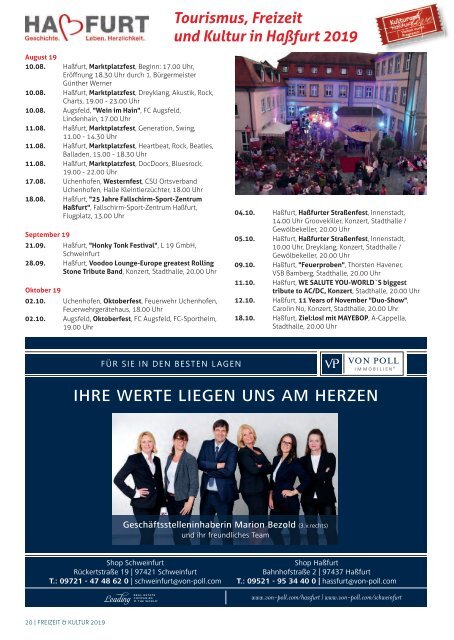 Veranstaltungsmagazin Landkreis Haßberge und Region 2019