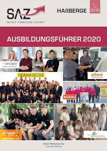 Ausbildungsführer Haßberge 2020