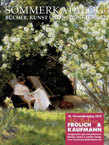 Frölich & Kaufmann 18. Versandkatalog 2019